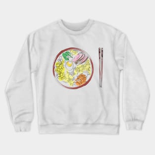 Ramen Noodle Soup design Crewneck Sweatshirt